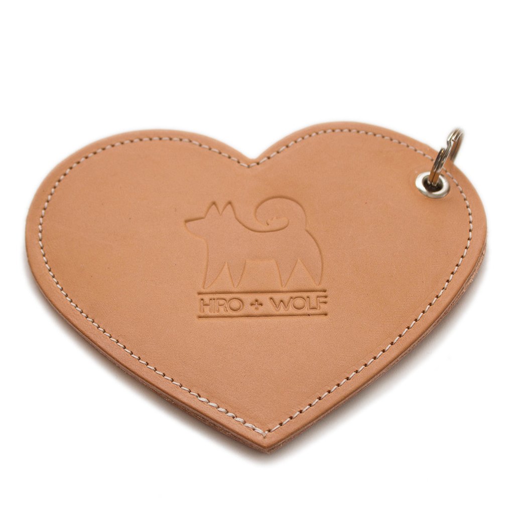 Hand made leather dog poop bag carrier pouch by Hiro+Wolf | luxury dog accessories via www.perfectcockerspaniel.com