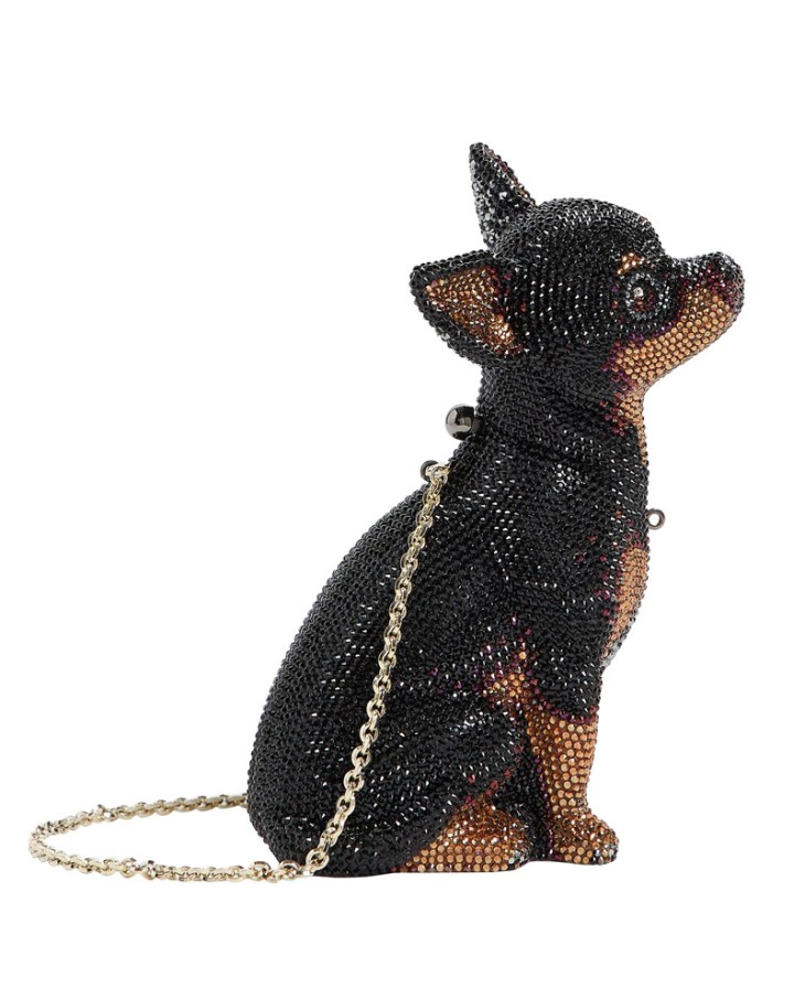 Best christmas presents for dog lovers gift guide / minaudière crystal-embellished Mickey Chihuahua bag by Judith Leiber / Perfect cocker spaniel / English cocker spaniel dog blog, advice, puppy tips, grooming / (C) Natalia Ashton
