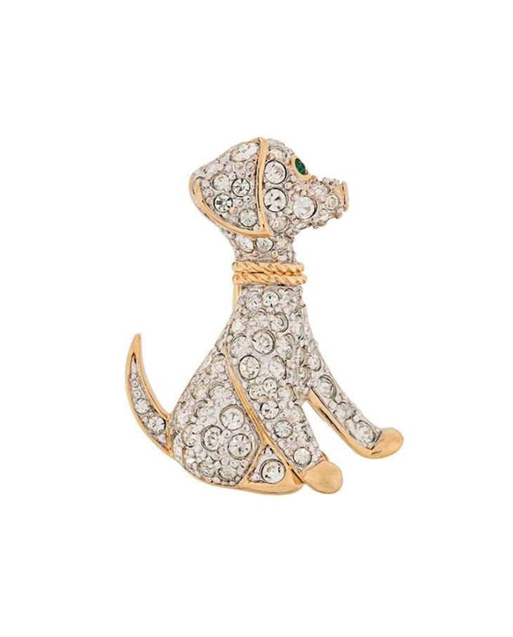 Susan Caplan crystal vintage brooch / English cocker spaniel dog blog, advice, puppy tips, grooming / (C) Natalia Ashton